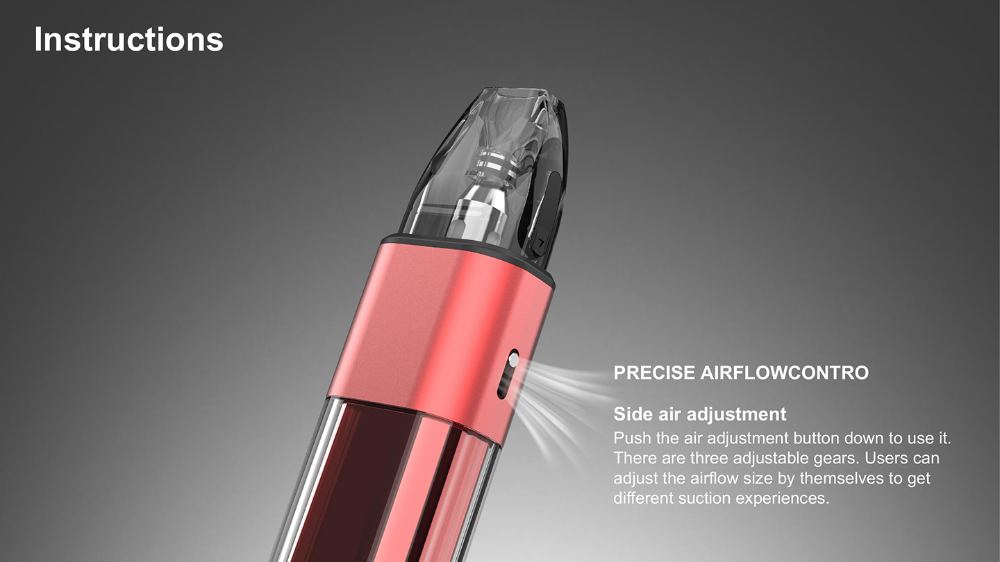 Verse GO Precise Airflow Control Feature