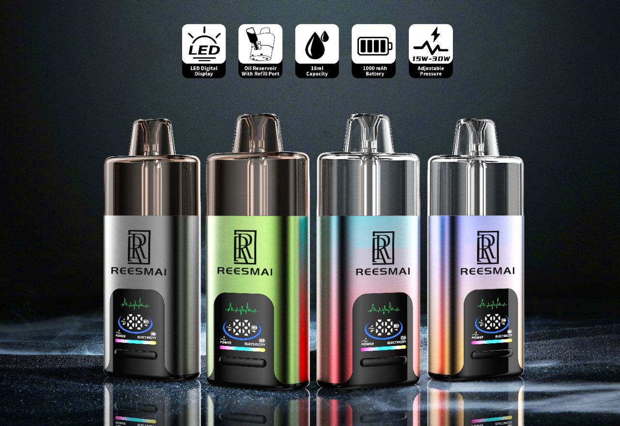 LED 指示灯、大容量烟油和超长电池寿命 RSM-LN2425 外观、功能和特性展示